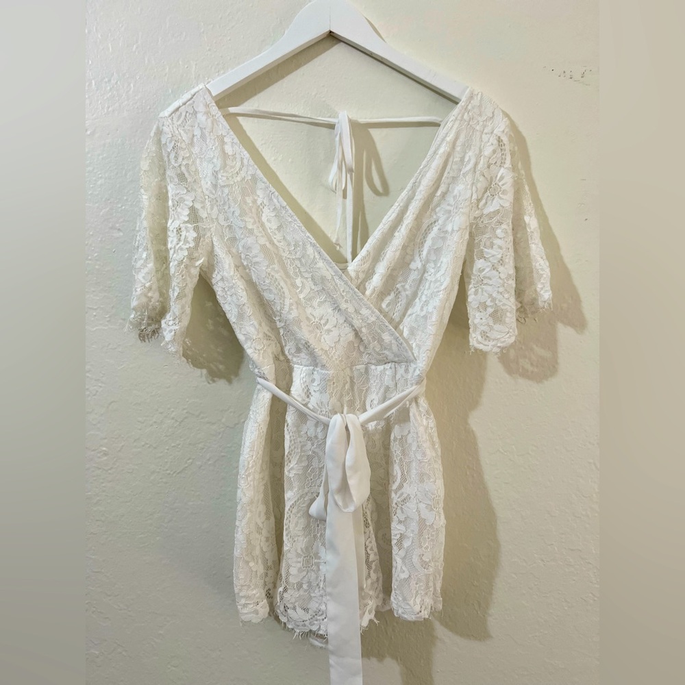White Romper